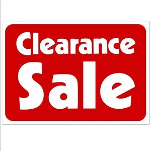 clear out sales all 50% off offers accepted